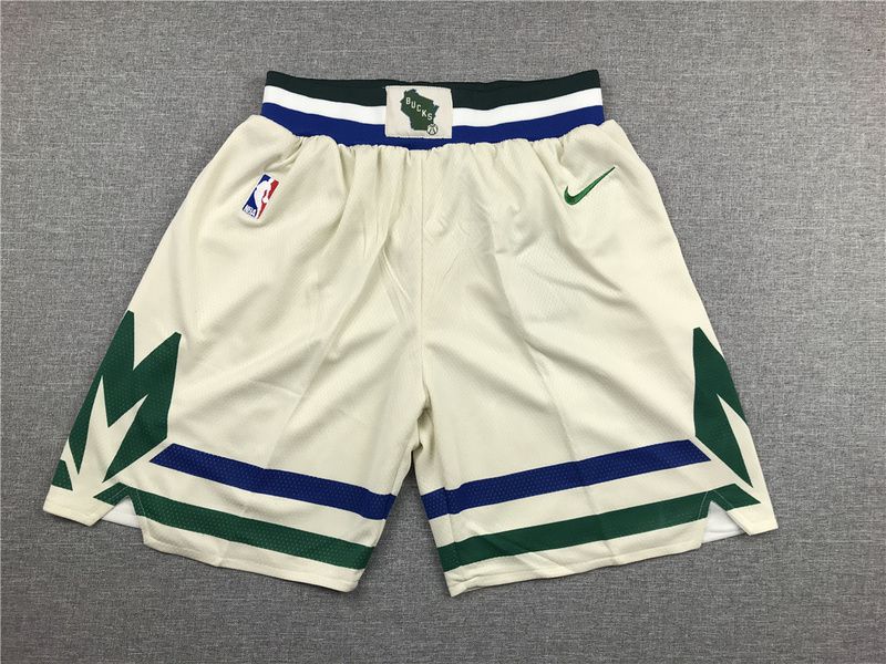 Men NBA Milwaukee Bucks Nike Shorts 2021618